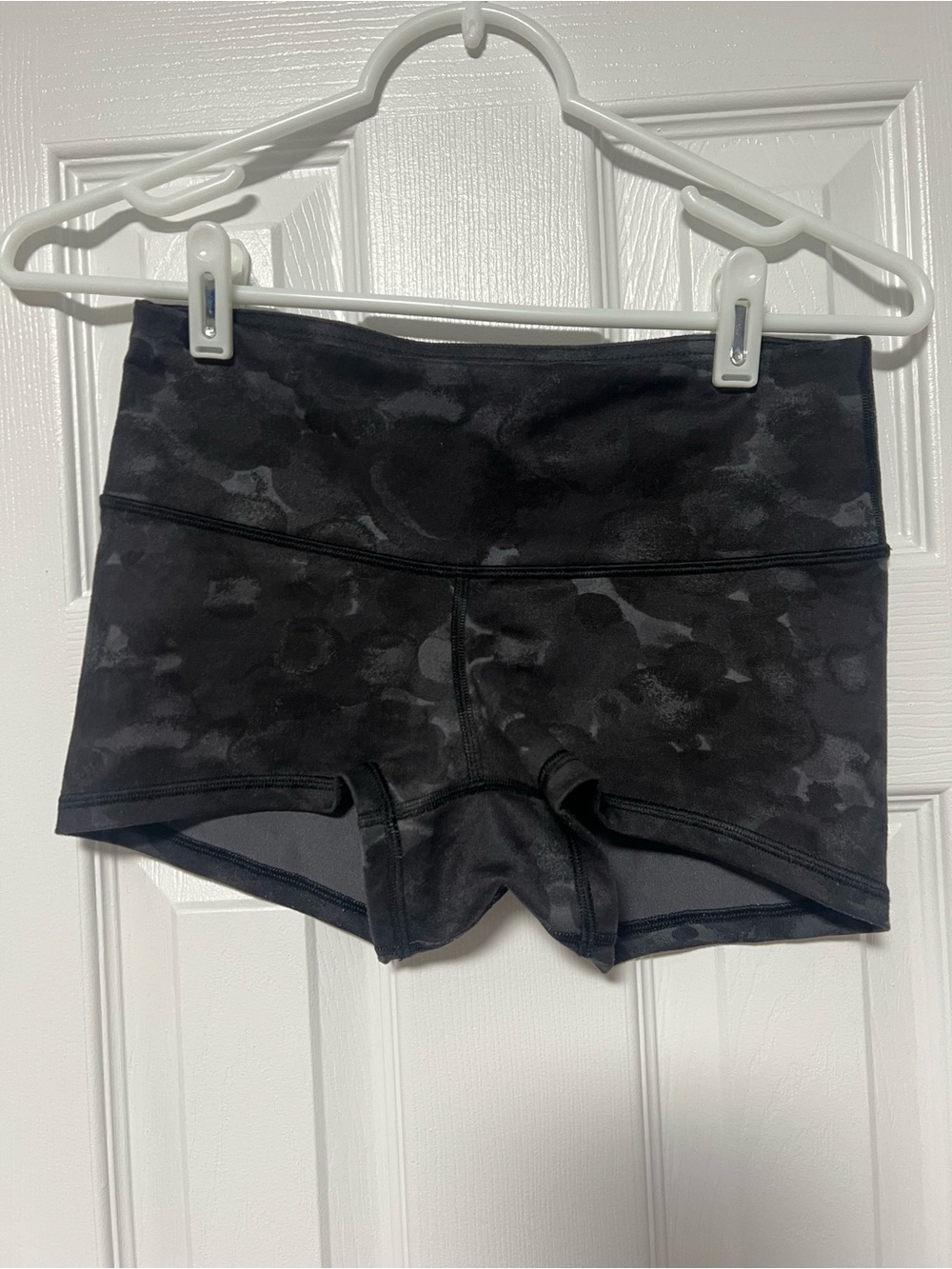 lululemon athletica Black Camo Athletic Shorts